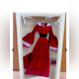 NIB GONE WITH THE WIND Franklin Mint Scarlett Doll Dress Robe